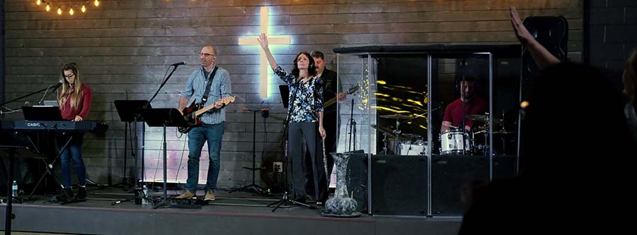 Life of Faith Gospel Ministries congregation gathered for Sunday worship in Brampton