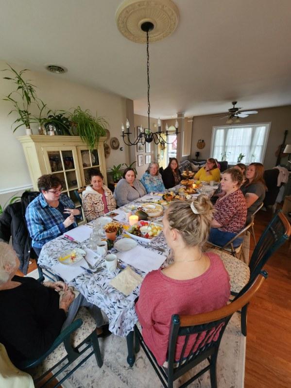 Small group gathering for encouragement and discussion